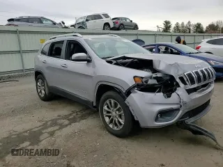 2019 Jeep Cherokee Latitude Plus with VIN 1C4PJMLX8KD447411, listed as a Copart auction lot 52670855 with 40,966 mi miles and Salvage Title. Bid and sale history available at carsss.com. Image 11.