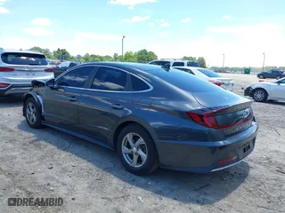 2020 Hyundai Sonata SE with VIN 5NPEG4JA9LH056638, listed as a IAAI auction lot 39818671 with 52,570 mi miles. Bid and sale history available at carsss.com. Image 3.