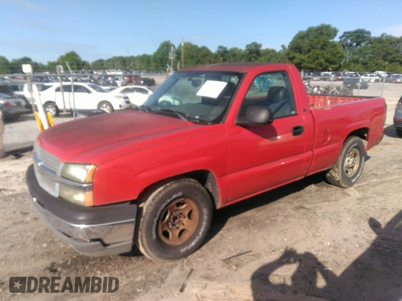 2004 Chevrolet Silverado 1500 Work Truck with VIN 1GCEC14X54Z295107, listed as a IAAI auction lot 42136228 with 200,394 mi miles. Bid and sale history available at carsss.com. Image 2.
