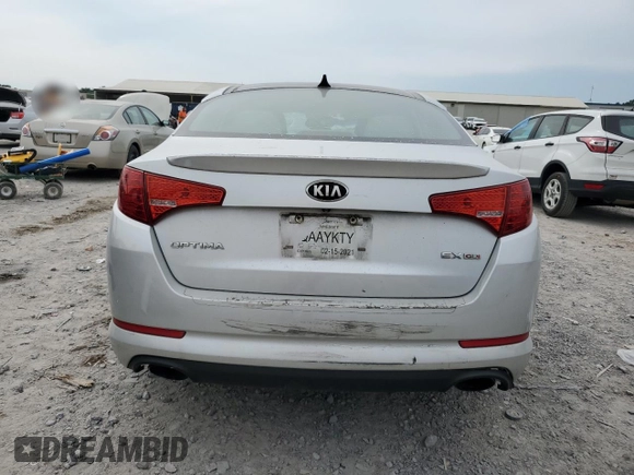 2013 Kia Optima EX with VIN 5XXGN4A73DG119099, listed as a Copart auction lot 62552845 with Not provided miles and Clean title. Bid and sale history available at DreamBid. Image 6.