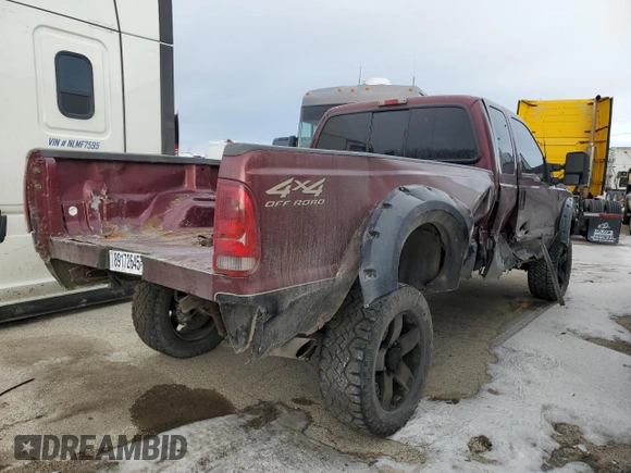 2000 Ford F-350 XL with VIN 1FTSX31F5YEB91180, listed as a Copart auction lot 89172645 with 230,534 mi miles and Salvage Title. Bid and sale history available at DreamBid. Image 3.