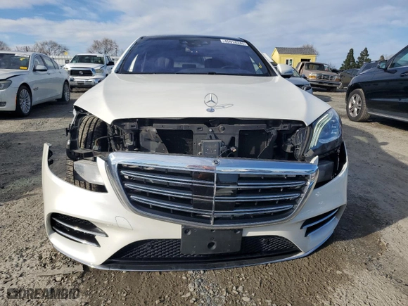 2018 Mercedes-Benz S-Class S 450 with VIN WDDUG6GB4JA356413, listed as a Copart auction lot 45914345 with 113,464 mi miles and Salvage Title. Bid and sale history available at carsss.com. Image 5.