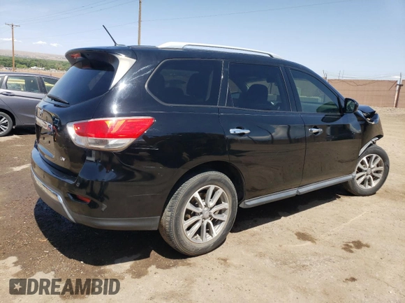 2013 Nissan Pathfinder SL with VIN 5N1AR2MN8DC634345, listed as a Copart auction lot 57957755 with 137,674 mi miles and Salvage title. Bid and sale history available at DreamBid. Image 3.