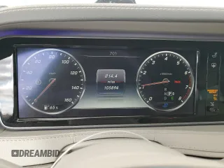 2015 Mercedes-Benz S 550 with VIN WDDUG8CB9FA159827, listed as a Copart auction lot 48759755 with 105,894 mi miles and Salvage Title. Bid and sale history available at DreamBid. Image 9.
