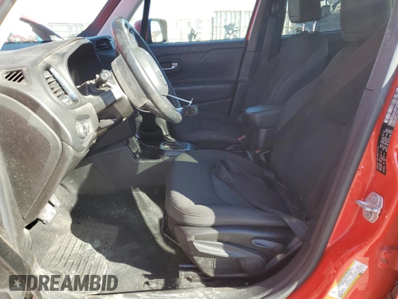 2018 Jeep Renegade Altitude with VIN ZACCJABBXJPJ55128, listed as a Copart auction lot 46362905 with 66,798 mi miles and Clean Title. Bid and sale history available at DreamBid. Image 7.