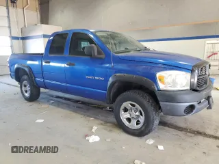 2007 Dodge 1500 ST with VIN 1D7HU18P67J609103, listed as a Copart auction lot 46133365 with 151,211 mi miles and Salvage Title. Bid and sale history available at DreamBid. Image 4.
