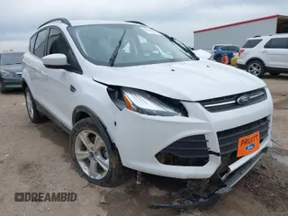 2014 Ford Escape SE with VIN 1FMCU0GX7EUC29937, listed as a IAAI auction lot 41346669 with 99,297 mi miles. Bid and sale history available at carsss.com. Image 1.