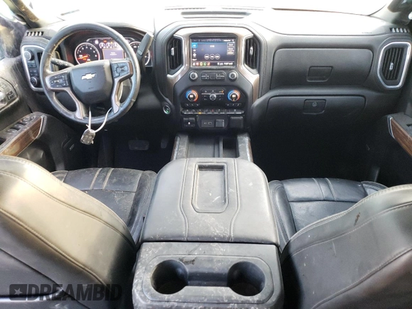 2020 Chevrolet Silverado 1500 High Country with VIN 1GCUYHEL3LZ228960, listed as a Copart auction lot 49485455 with 113,558 mi miles and Salvage Title. Bid and sale history available at carsss.com. Image 8.