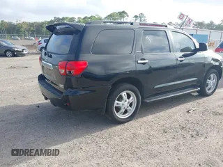 2008 Toyota Sequoia Ltd with VIN 5TDZY68A88S000028, listed as a IAAI auction lot 41954510 with 314,628 mi miles. Bid and sale history available at carsss.com. Image 4.
