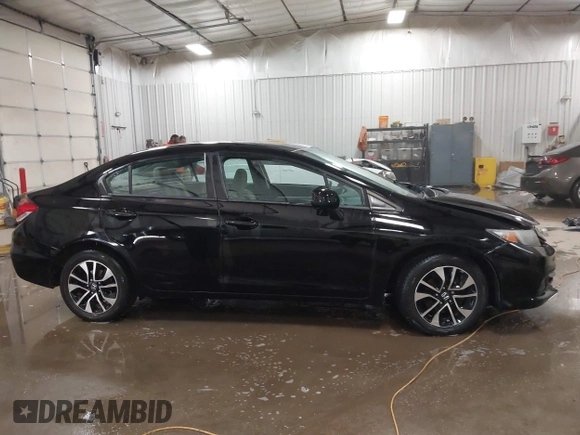 2013 Honda Civic EX with VIN 19XFB2F84DE035800, listed as a IAAI auction lot 41146476 with 217,185 mi miles and . Bid and sale history available at DreamBid. Image 13.