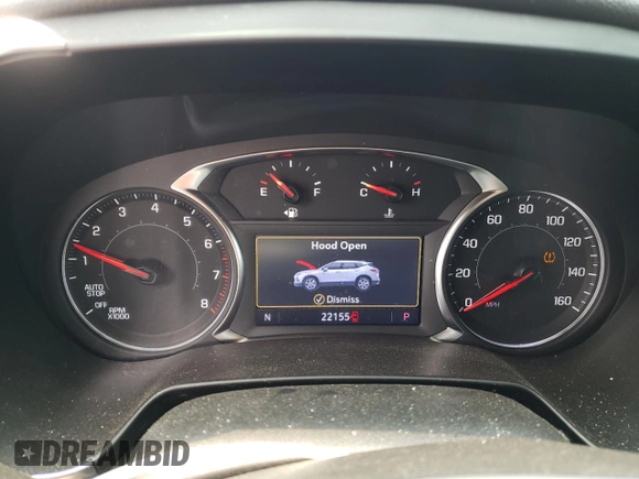 2023 Chevrolet Blazer LT with VIN 3GNKBHR4XPS101368, listed as a Copart auction lot 58520625 with 22,155 mi miles and Salvage title. Bid and sale history available at DreamBid. Image 9.