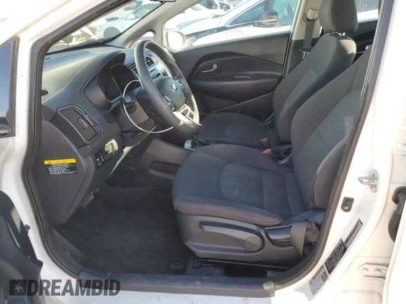 2016 Kia Rio LX with VIN KNADM4A39G6689997, listed as a Copart auction lot 46928295 with 157,187 mi miles and Salvage Title. Bid and sale history available at carsss.com. Image 7.