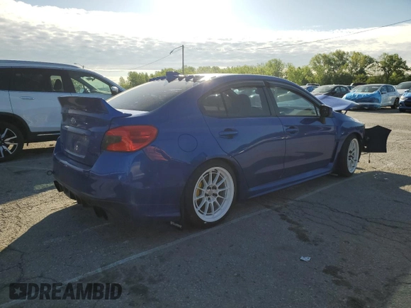 2017 Subaru WRX Limited with VIN JF1VA1J65H9801323, listed as a Copart auction lot 54149225 with 107,127 mi miles and Salvage title. Bid and sale history available at DreamBid. Image 3.