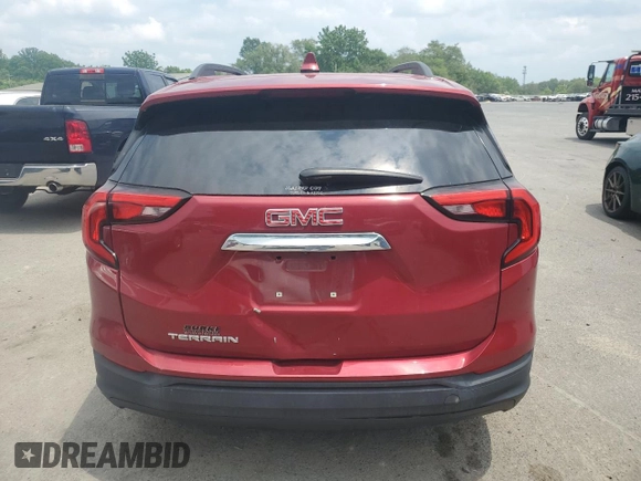 2021 GMC Terrain SLE with VIN 3GKALMEV9ML317196, listed as a Copart auction lot 59150915 with 84,614 mi miles and Salvage title. Bid and sale history available at DreamBid. Image 6.