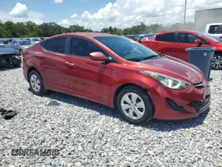 2016 Hyundai Elantra SE with VIN 5NPDH4AE6GH772186, listed as a Copart auction lot 62718325 with 97,667 mi miles and Salvage title. Bid and sale history available at DreamBid. Image 4.