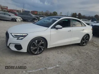 2022 Audi A3 Premium Plus with VIN WAUHUDGY0NA020919, listed as a Copart auction lot 78443844 with 38,825 mi miles and Salvage Title. Bid and sale history available at carsss.com. Image 1.