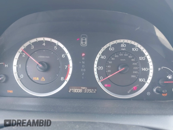 2008 Honda Accord LX z VIN 1HGCP26318A033358, wystawiony jako IAAI lot #42332316 z przebiegiem 273 008 mil mil oraz . Historia ofert i sprzedaży dostępna na DreamBid. Obrazek 7.