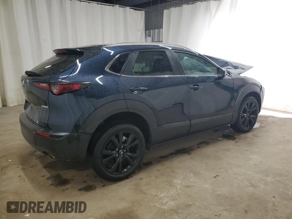 2025 Mazda CX-30 S Select Sport with VIN 3MVDMBBM0SM758291, listed as a Copart auction lot 55165995 with Not Provided miles and Clean Title. Bid and sale history available at DreamBid. Image 3.