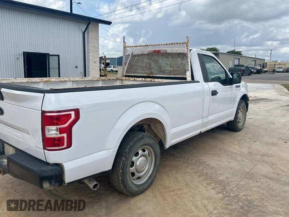 2018 Ford F-150 XL with VIN 1FTMF1C53JKF40347, listed as a Copart auction lot 63626035 with 207,222 mi miles and Clean title. Bid and sale history available at DreamBid. Image 4.
