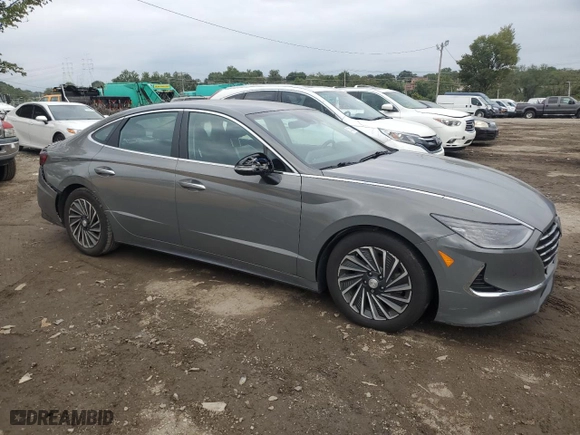 2021 Hyundai Sonata Hybrid Limited with VIN KMHL54JJ2MA031162, listed as a Copart auction lot 74314064 with 98,556 mi miles and Salvage Title. Bid and sale history available at carsss.com. Image 4.
