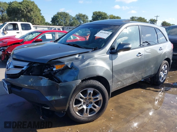 2008 Acura MDX Tech Pkg with VIN 2HNYD283X8H505823, listed as a IAAI auction lot 40110240 with 230,045 mi miles. Bid and sale history available at carsss.com. Image 18.