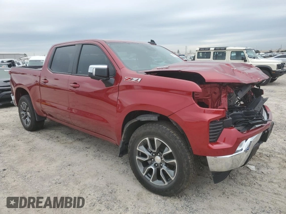 2023 Chevrolet Silverado 1500 LT with VIN 1GCUDDE85PZ194686, listed as a Copart auction lot 86562844 with 0 mi miles and Salvage Title. Bid and sale history available at carsss.com. Image 4.