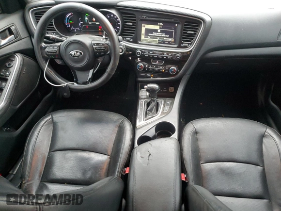 2015 Kia Optima Hybrid EX with VIN KNAGN4AD5F5090053, listed as a Copart auction lot 73826084 with 210,273 mi miles and Salvage Title. Bid and sale history available at carsss.com. Image 8.