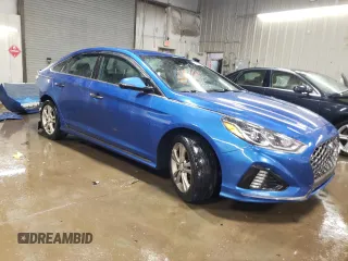 2019 Hyundai Sonata SEL with VIN 5NPE34AF1KH736328, listed as a Copart auction lot 50025505 with 146,539 mi miles and Salvage Title. Bid and sale history available at DreamBid. Image 4.