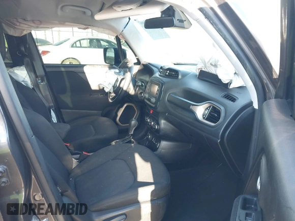 2017 Jeep Renegade Altitude with VIN ZACCJBBB4HPE93661, listed as a IAAI auction lot 41593284 with 92,667 mi miles and . Bid and sale history available at DreamBid. Image 5.