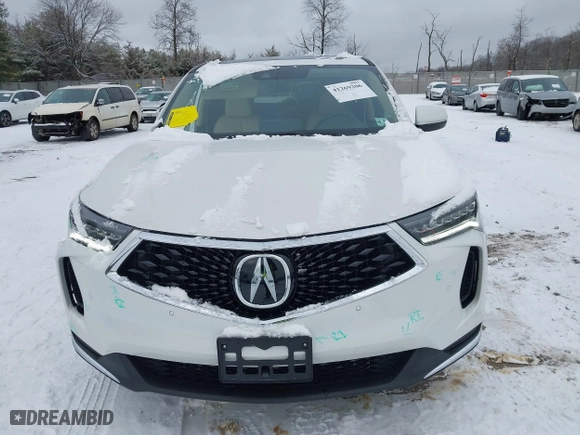 2024 Acura RDX w/Technology Package with VIN 5J8TC2H50RL024506, listed as a IAAI auction lot 41269206 with 4,279 mi miles. Bid and sale history available at carsss.com. Image 12.