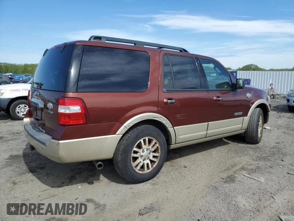 2008 Ford Expedition Eddie Bauer z VIN 1FMFU18598LA27935, wystawiony jako Copart lot #56110145 z przebiegiem 203 338 mil mil oraz Czysty tytuł • Clean title. Historia ofert i sprzedaży dostępna na DreamBid. Obrazek 3.
