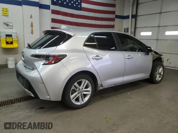 2020 Toyota Corolla SE with VIN JTND4RBE1L3082953, listed as a Copart auction lot 81199814 with 53,395 mi miles and Salvage Title. Bid and sale history available at DreamBid. Image 3.