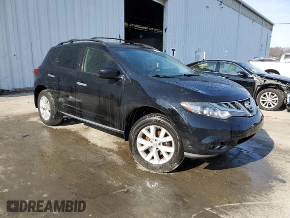 2012 Nissan Murano S with VIN JN8AZ1MW8CW230843, listed as a Copart auction lot 49049125 with 212,382 mi miles and Salvage Title. Bid and sale history available at DreamBid. Image 4.