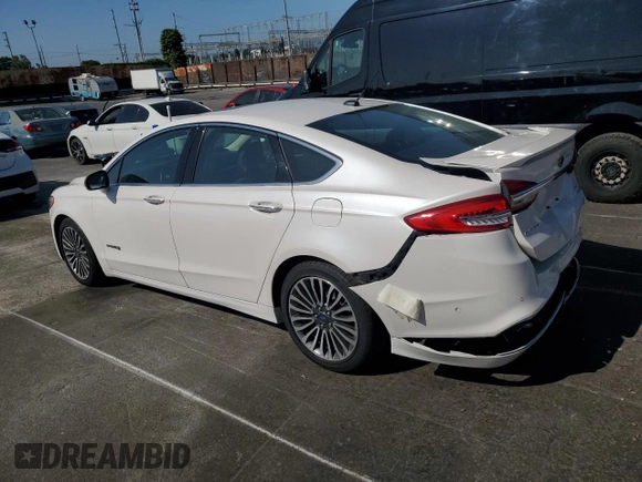 2018 Ford Fusion Titanium with VIN 3FA6P0RU4JR134142, listed as a Copart auction lot 52046465 with 91,018 mi miles and Salvage Title. Bid and sale history available at DreamBid. Image 2.