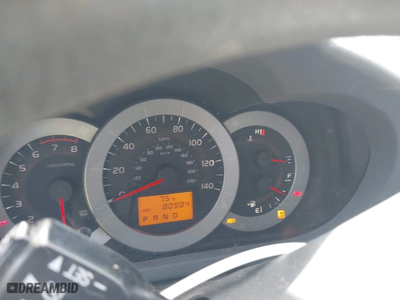 2012 Toyota RAV4 with VIN 2T3ZF4DV4CW134271, listed as a IAAI auction lot 41712231 with 80,984 mi miles. Bid and sale history available at carsss.com. Image 7.