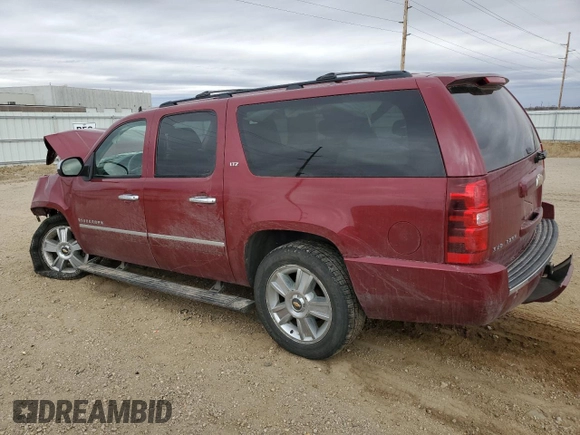 2009 Chevrolet Suburban LTZ with VIN 1GNFK36369R190572, listed as a Copart auction lot 50786325 with 133,028 mi miles and Salvage Title. Bid and sale history available at carsss.com. Image 2.
