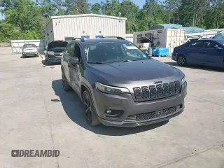 2021 Jeep Cherokee Altitude with VIN 1C4PJLLB4MD220993, listed as a Copart auction lot 53300585 with 92,387 mi miles and Salvage title. Bid and sale history available at DreamBid. Image 11.