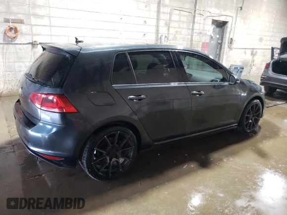 2015 Volkswagen Golf GTI S with VIN 3VW5T7AU0FM103204, listed as a Copart auction lot 77963244 with 123,005 mi miles and Salvage Title. Bid and sale history available at carsss.com. Image 3.