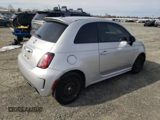 2013 FIAT 500 Turbo with VIN 3C3CFFHH8DT554229, listed as a Copart auction lot 45544355 with 127,548 mi miles and Salvage title. Bid and sale history available at DreamBid. Image 3.