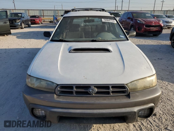 1996 Subaru Legacy Outback with VIN 4S3BG6857T7386841, listed as a Copart auction lot 70968724 with 122,232 mi miles and Salvage title. Bid and sale history available at DreamBid. Image 5.