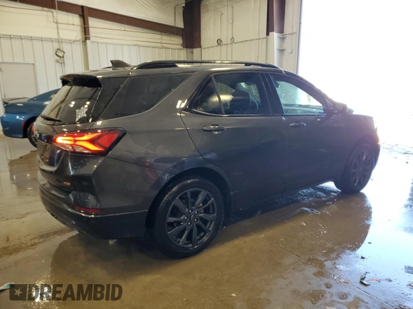 2022 Chevrolet Equinox RS with VIN 3GNAXWEV5NS186231, listed as a Copart auction lot 55881605 with 21,840 mi miles and Salvage title. Bid and sale history available at DreamBid. Image 3.