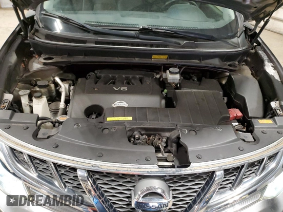 2013 Nissan Murano SV with VIN JN8AZ1MW4DW301943, listed as a Copart auction lot 53739505 with 145,437 mi miles and Clean Title. Bid and sale history available at carsss.com. Image 12.