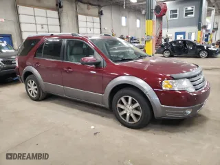 2008 Ford Taurus X SEL with VIN 1FMDK02W68GA42622, listed as a Copart auction lot 42715165 with 179,009 mi miles and Salvage Title. Bid and sale history available at carsss.com. Image 4.