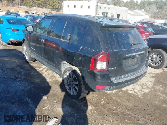 2016 Jeep Compass High Altitude Edition with VIN 1C4NJDEB8GD550196, listed as a IAAI auction lot 41421266 with 70,927 mi miles. Bid and sale history available at carsss.com. Image 3.