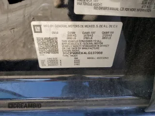 2020 Chevrolet Silverado 1500 Custom with VIN 3GCPWBEK4LG137008, listed as a Copart auction lot 87050564 with 169,386 mi miles and Salvage Title. Bid and sale history available at carsss.com. Image 13.