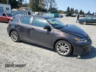 2012 Lexus CT 200h with VIN JTHKD5BH3C2112182, listed as a Copart auction lot 54453715 with 91,378 mi miles and Salvage Title. Bid and sale history available at carsss.com. Image 4.