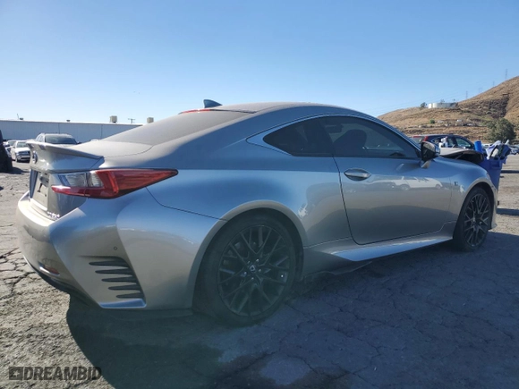 2015 Lexus RC 350 with VIN JTHHE5BC3F5008743, listed as a Copart auction lot 79248364 with 137,648 mi miles and Salvage Title. Bid and sale history available at carsss.com. Image 3.