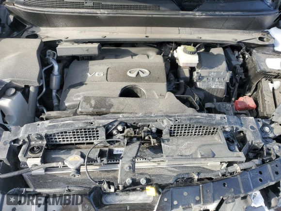 2020 Infiniti QX60 Luxe with VIN 5N1DL0MM3LC528958, listed as a Copart auction lot 43874275 with 26,388 mi miles and Salvage title. Bid and sale history available at DreamBid. Image 12.