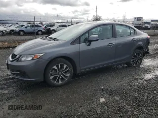 2013 Honda Civic EX with VIN 19XFB2F81DE243410, listed as a Copart auction lot 47586305 with 103,639 mi miles and Salvage Title. Bid and sale history available at DreamBid. Image 1.