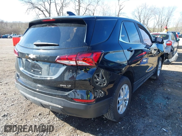 2023 Chevrolet Equinox LT with VIN 3GNAXUEG7PL251910, listed as a IAAI auction lot 41866201 with 15,521 mi miles and . Bid and sale history available at DreamBid. Image 4.